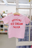 ice cream tester tee in pink