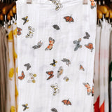 Butterfly Migration Swaddle - Original Hand Painted Design