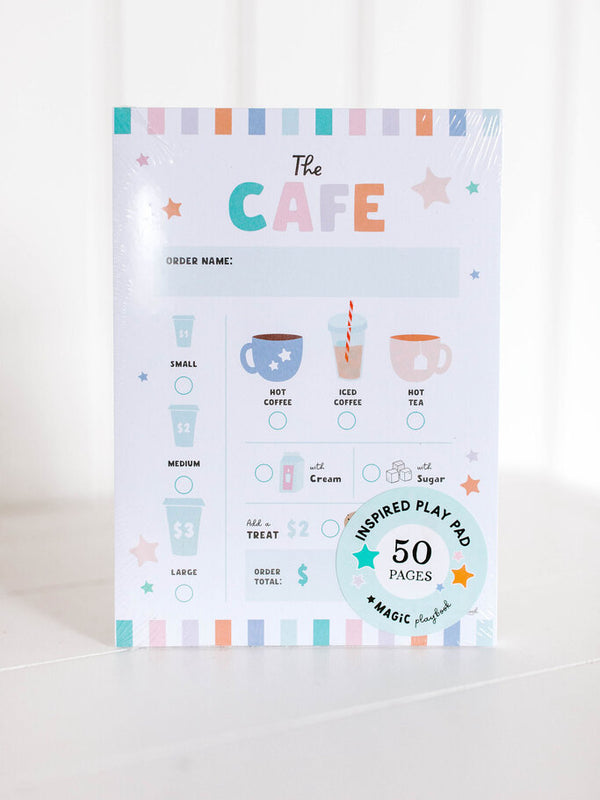 The Cafe Pretend Play Notepad