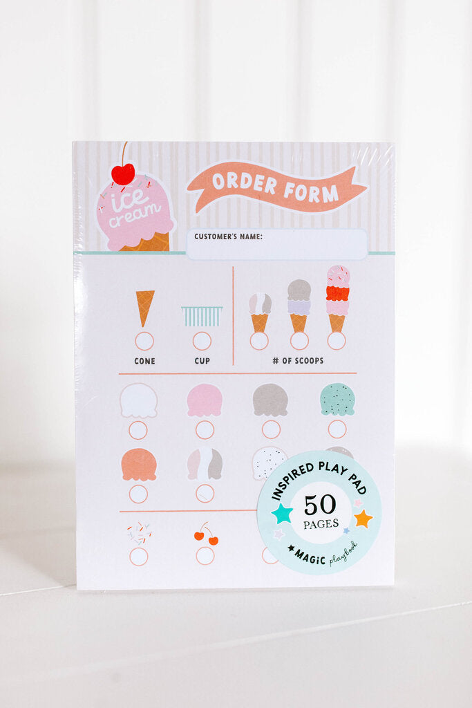 Ice Cream Shop Notepad