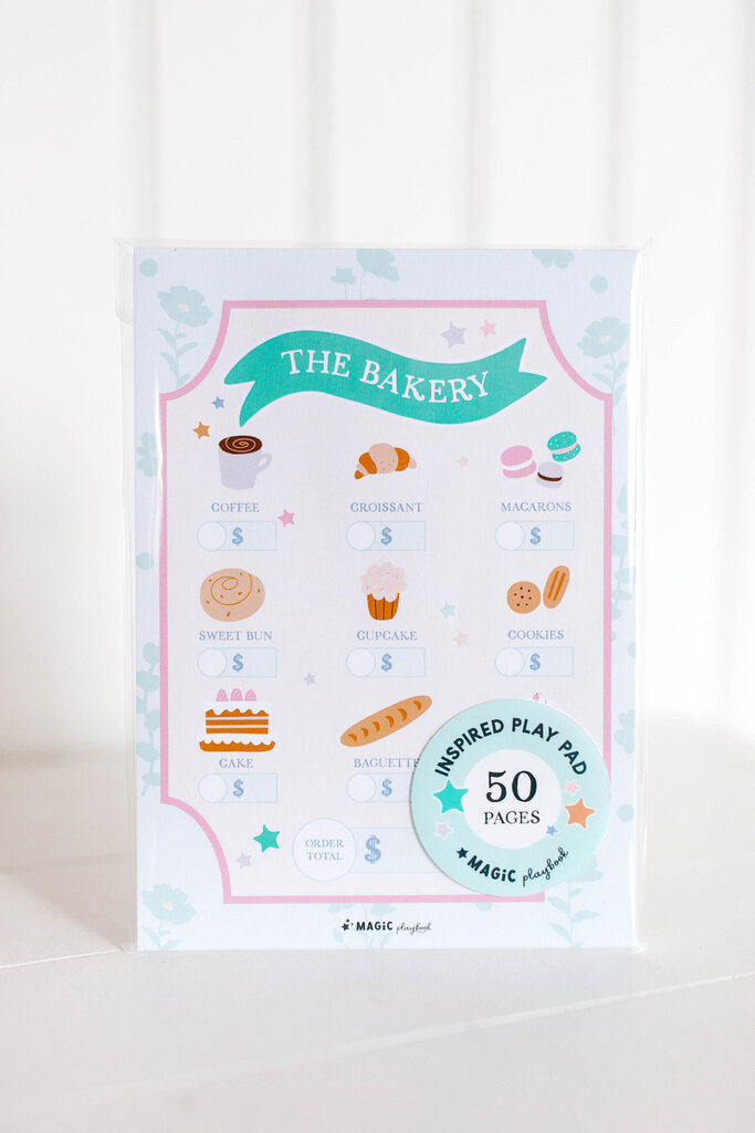 The Bakery Pretend Play Notepad