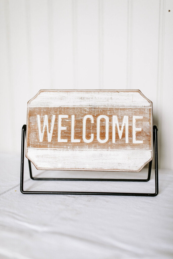 Welcome Tabletop Decor