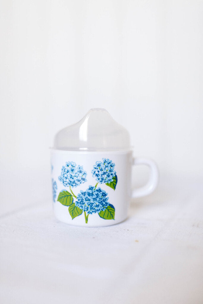 hydrangea sippy cup