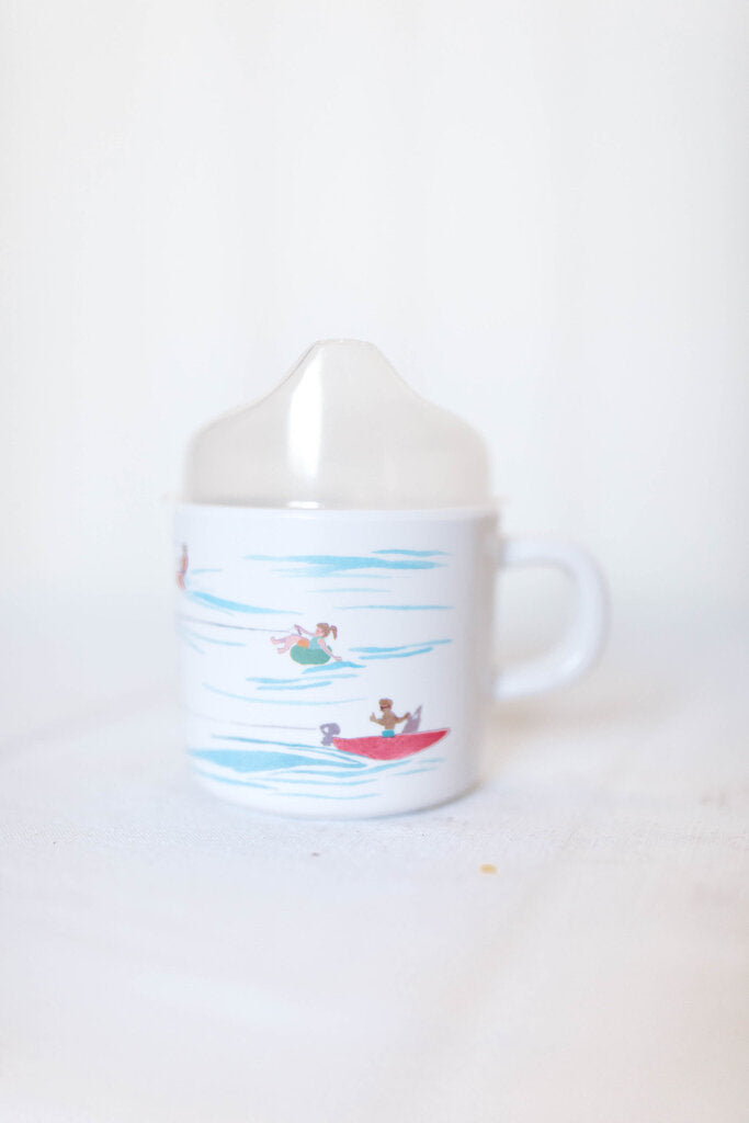 water skiers sippy cup