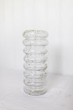 tall bubble pebble glass vase