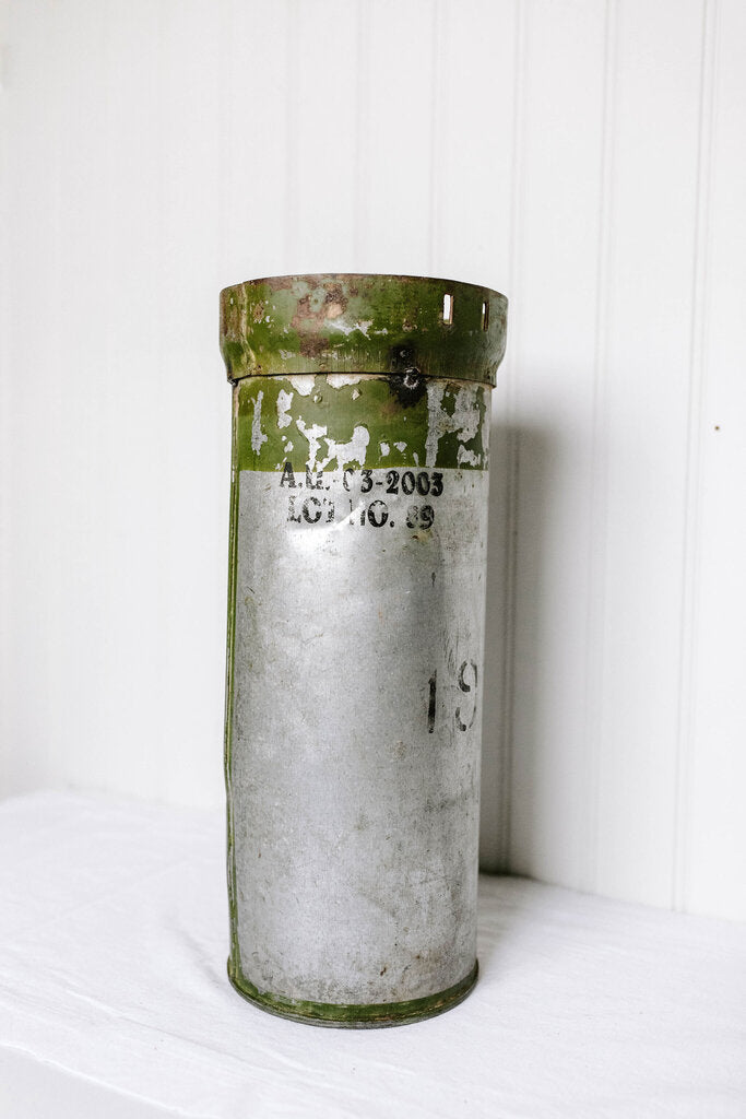 reclaimed ammunition canister