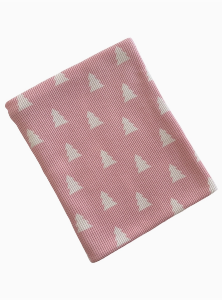 cotton pink tree swaddle