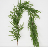 5ft Garland Soft-Touch Evergreen Norfolk Pine