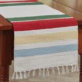 camp stripe table runner (54")