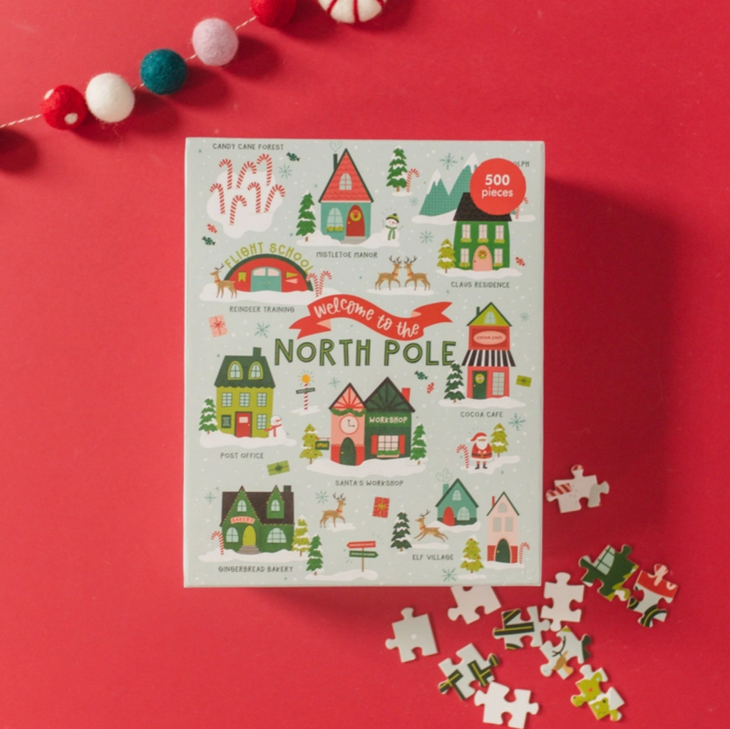 Welcome To the North Pole - 500 Piece Jigsaw Puzzle