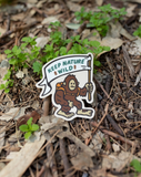 happy camper squatch sticker