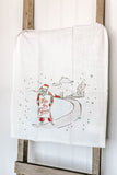 tis the season santa tea towel