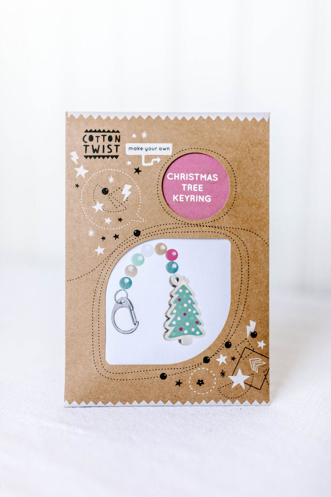 make your own christmas tree keyring