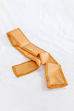 orange silk scarf