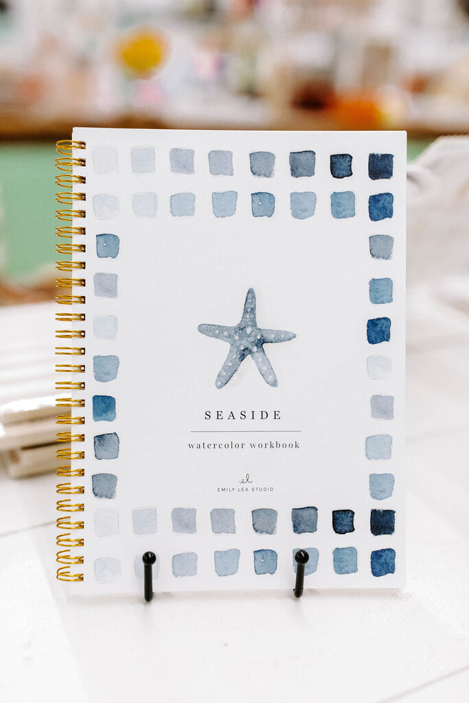 seaside watercolor workbook