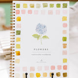 flowers watercolor workbook