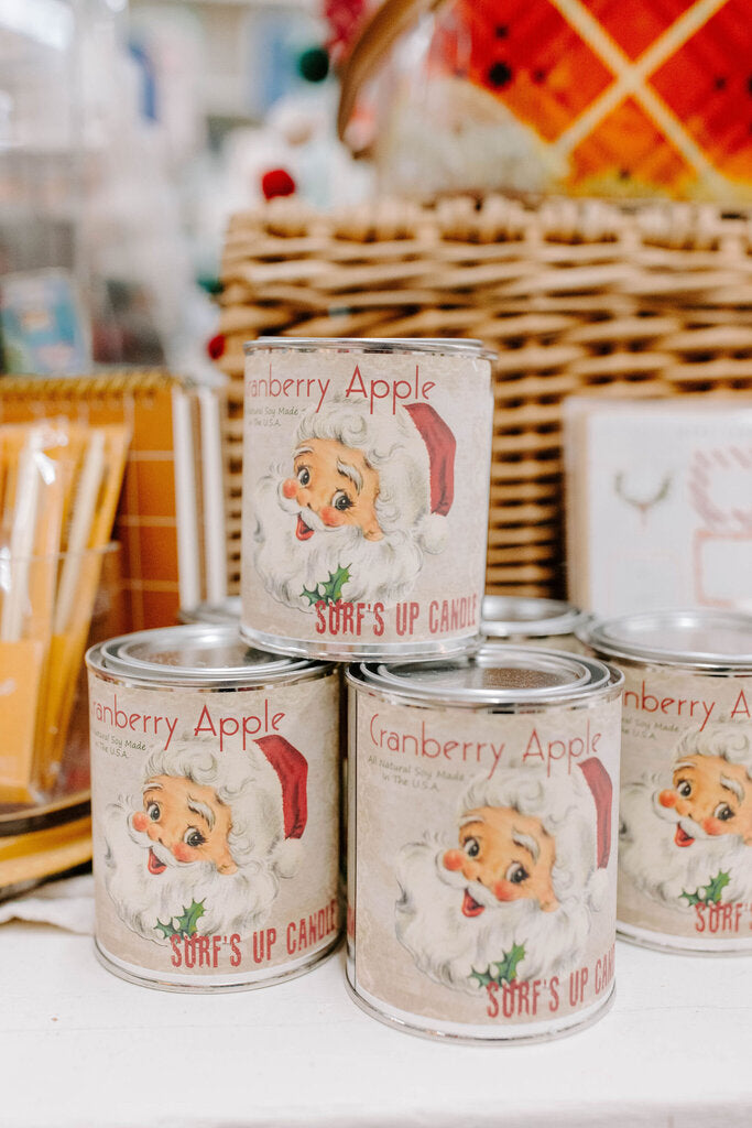 16oz cranberry apple paint can candle