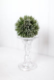 5.25 Inch Glittered Snowy Pine Ball