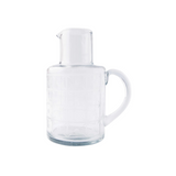 32 oz. Blown Recycled Etched Glass Pitcher