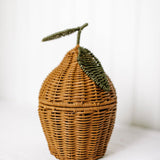 Hand- Woven Rattan lemon basket