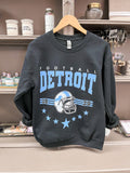 Black Detroit Football Sweatshirt