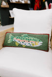 trout hook pillow