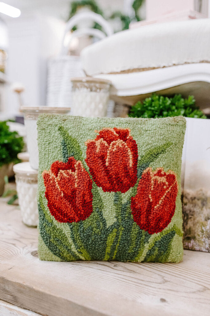 tulip hook pillow