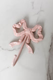 cast iron pink bow wall hook