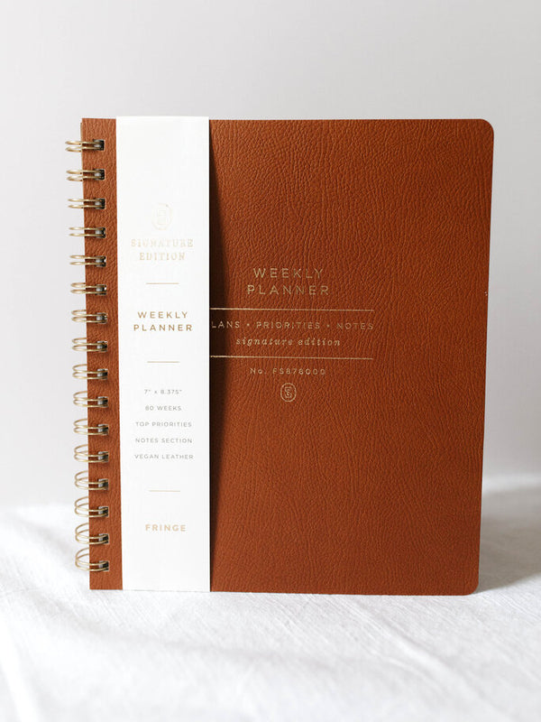 Standard Cognac Weekly Non-Dated Planner