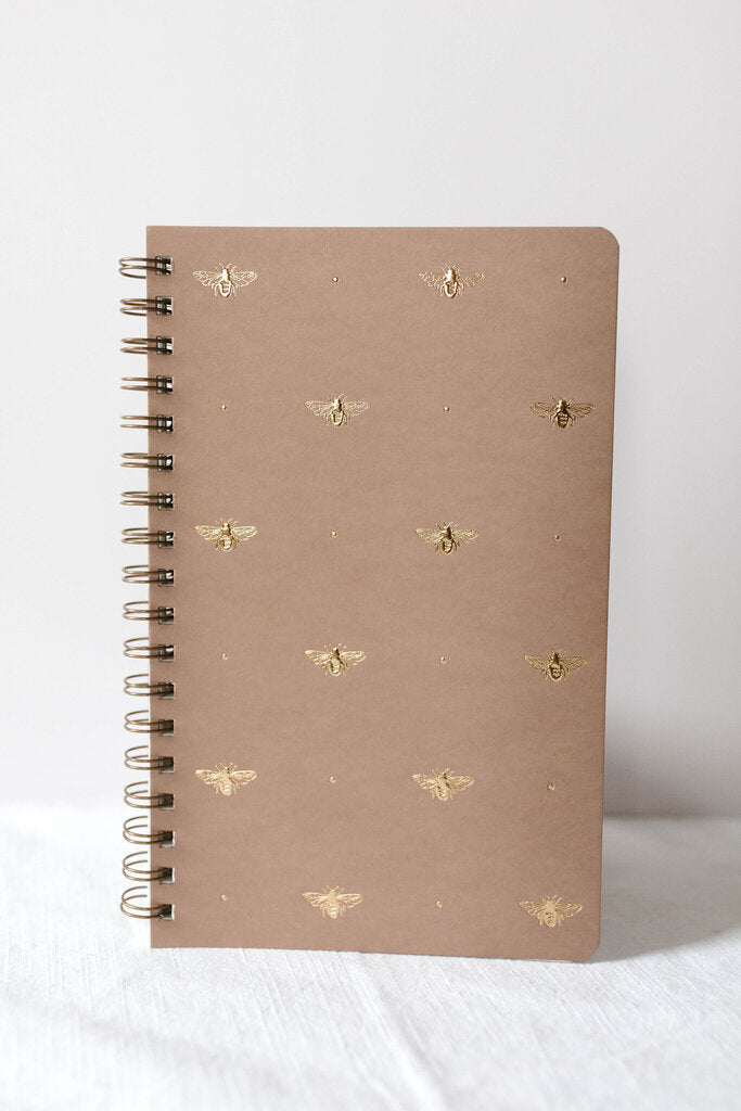 Classic Bee Signature Spiral Journal