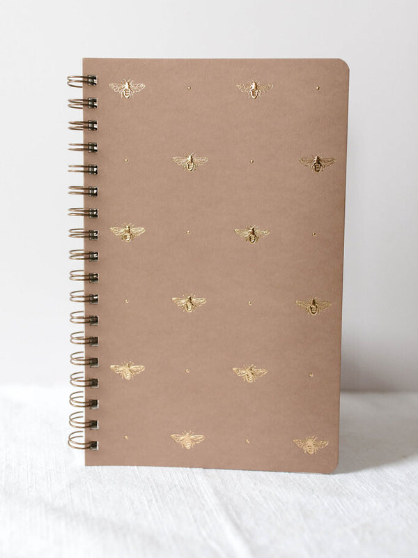 Classic Bee Signature Spiral Journal