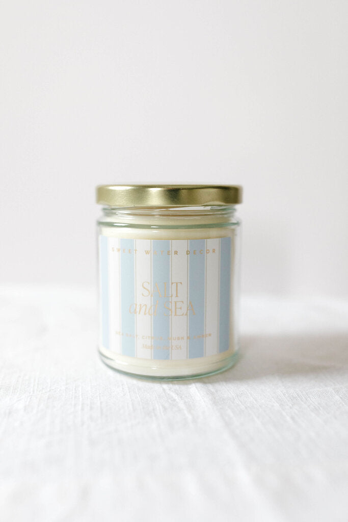 salt and sea candle