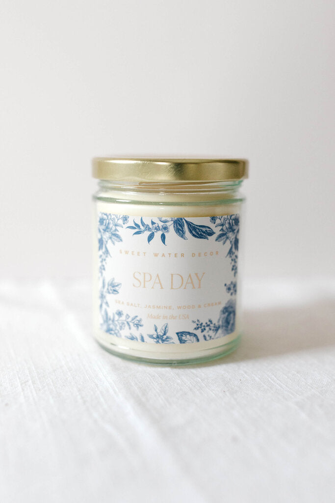 spa day candle