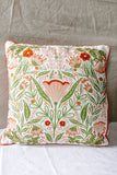 blossom folk art pillow