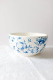 blue floral rabbit bowl