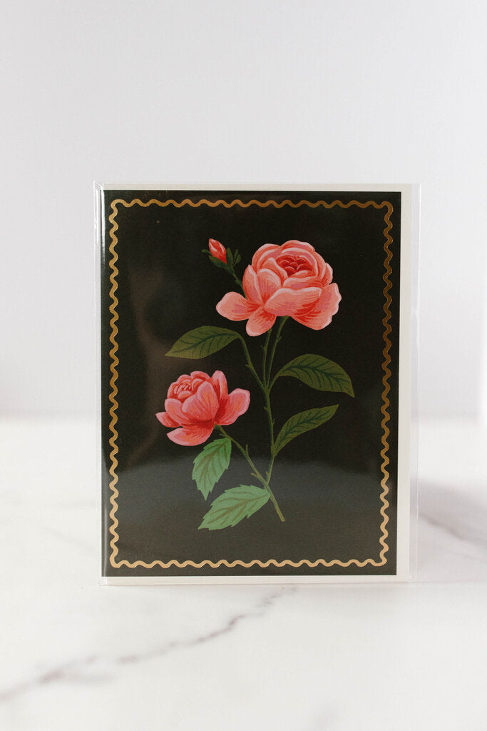 Pink Rose Card
