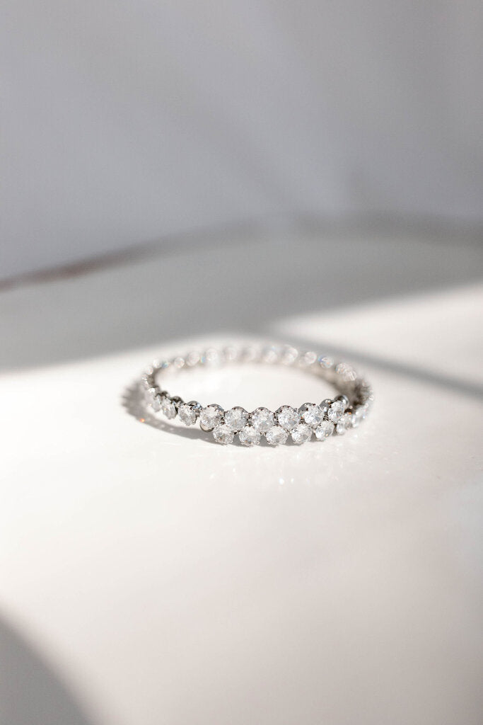 silver glam bracelet