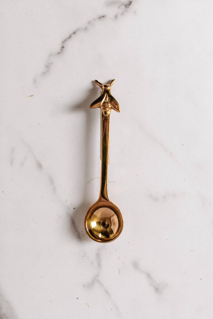 Brass Bee Spoon