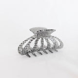 Gingham hair claw