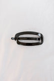 black cutout hair clip