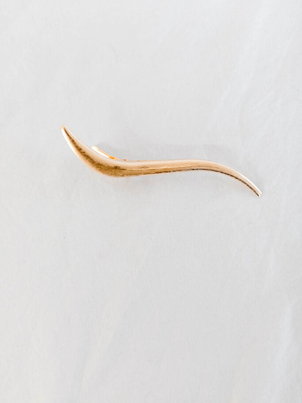 slim gold alligator claw clip