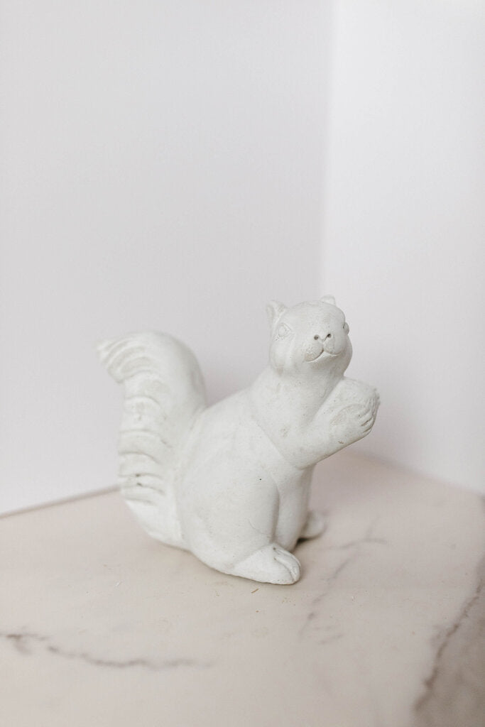 Standing Cement Squirrel