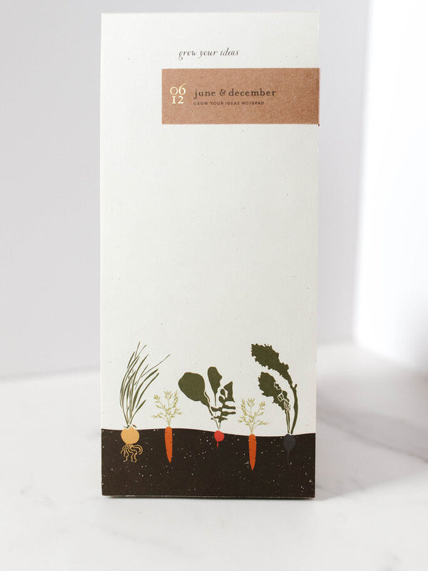 grow your ideas notepad