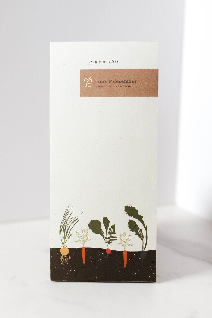 grow your ideas notepad