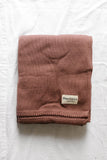 100% Organic Luxe Baby Blanket Sugar Plum