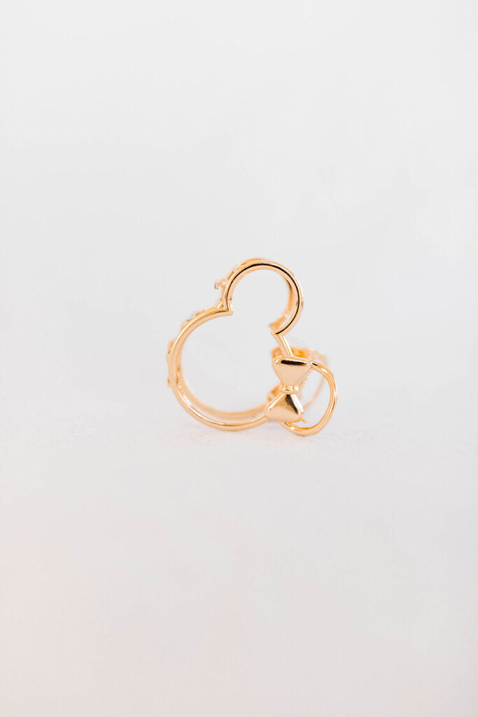 gold minnie claw clip