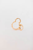 gold minnie claw clip