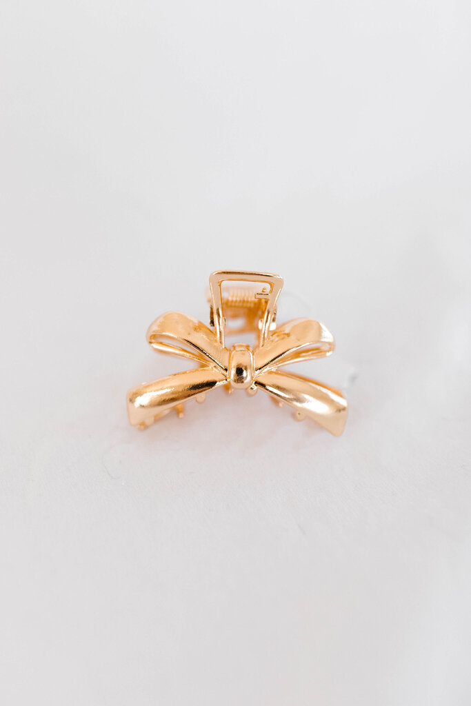 Small Gold Hair Claw