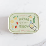 Meyer Lemon Bistro Tin Candle