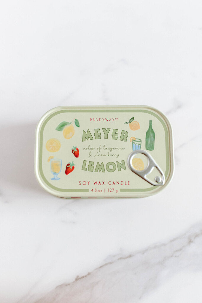 Meyer Lemon Bistro Tin Candle